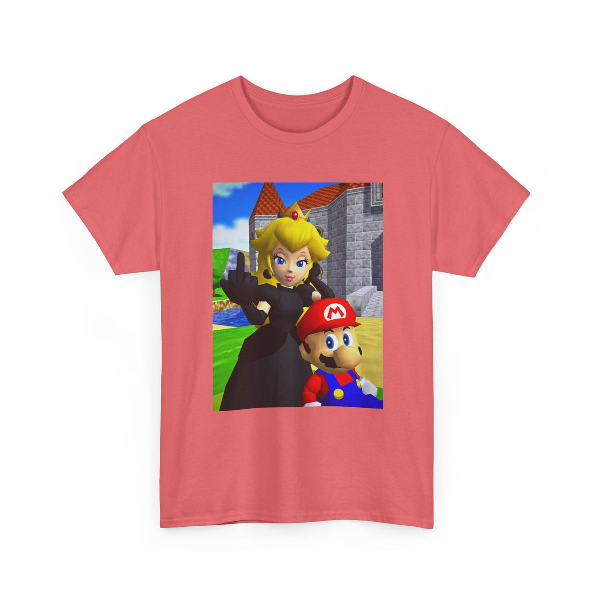 Princess Peach Flipping Off With Mario