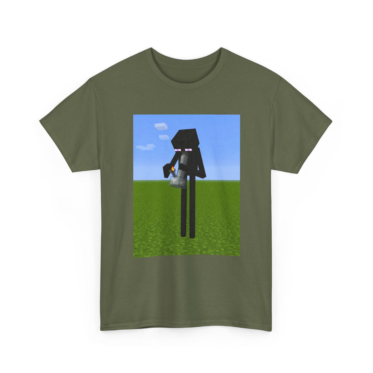 Enderman Lighting Up A Bong Tee