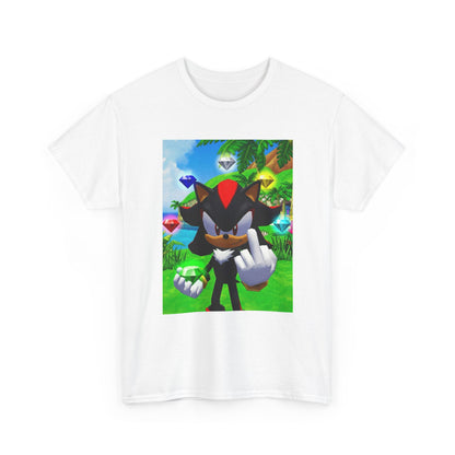 Shadow The Hedgehog Flipping The Bird Tee