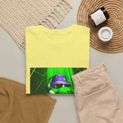 Yoshi DJing With Cannabis Bucket Hat Tee