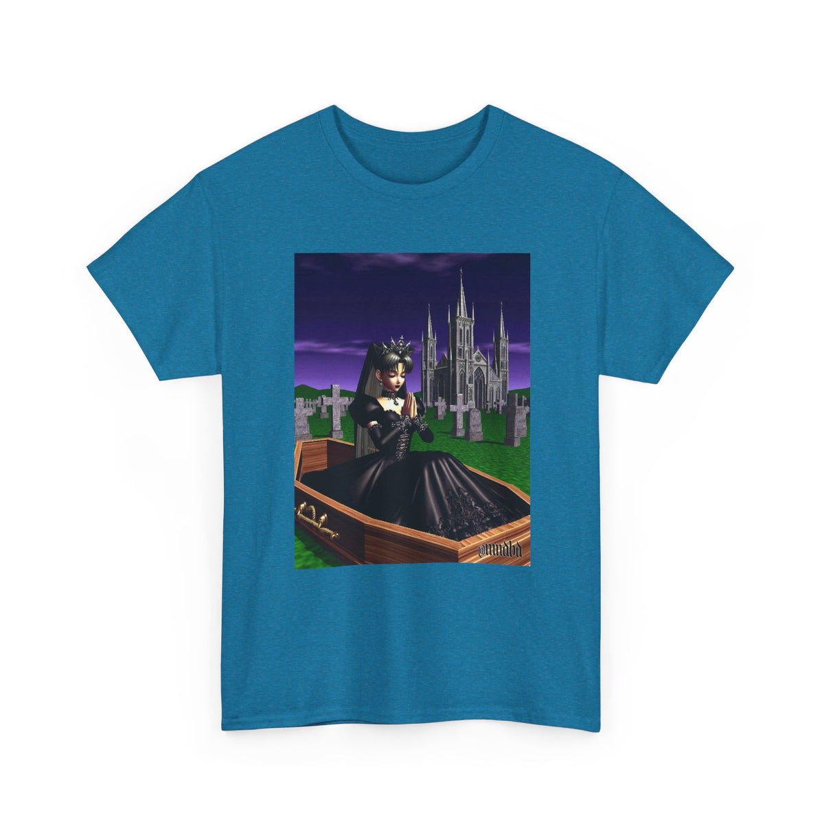 Gothic Girl Meditating In Coffin Tee