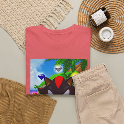 Shadow The Hedgehog Flipping The Bird Tee
