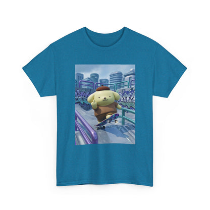 Pompompurin Flipping Off On Skateboard