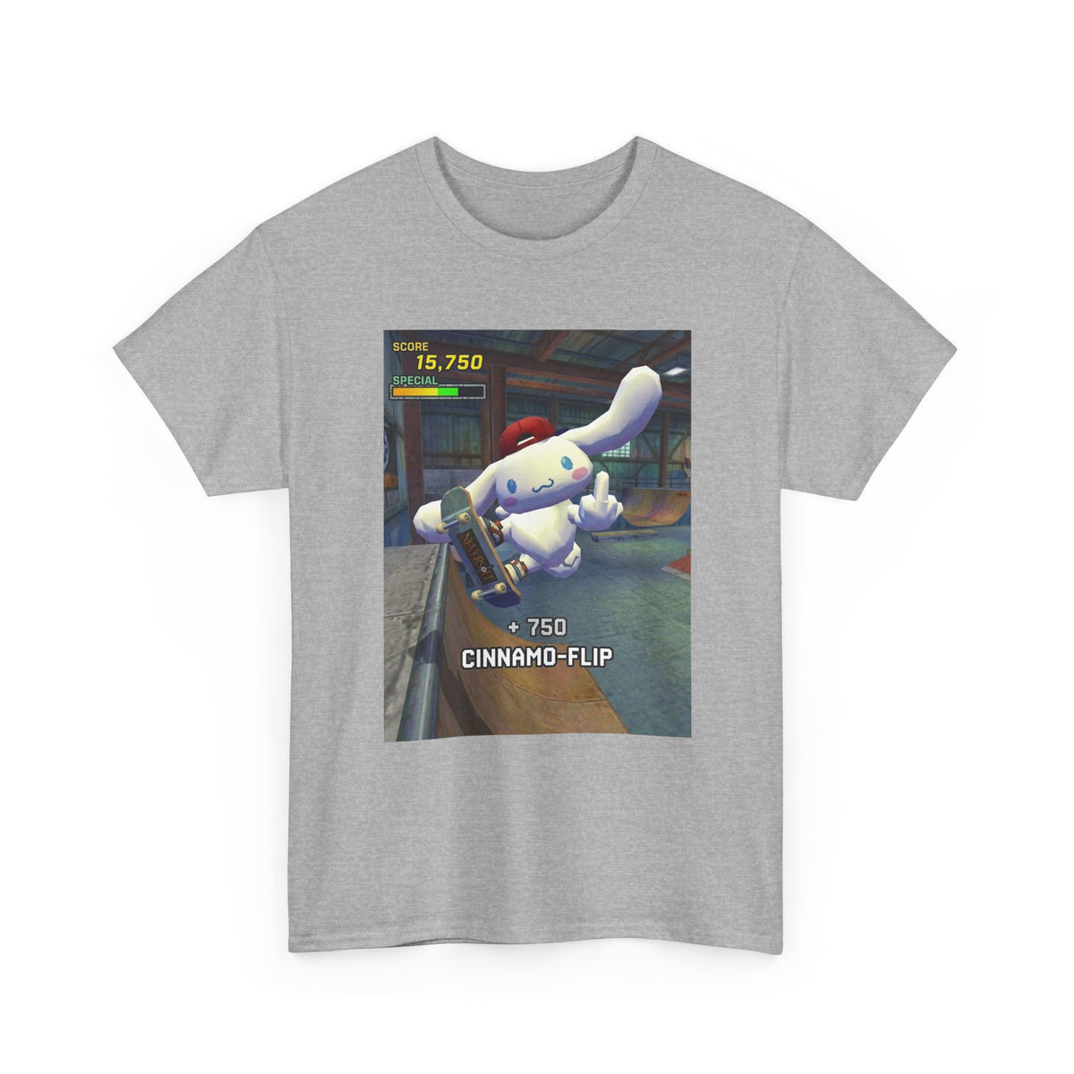 Cinnamoroll Shredding And Flipping You Off Tee