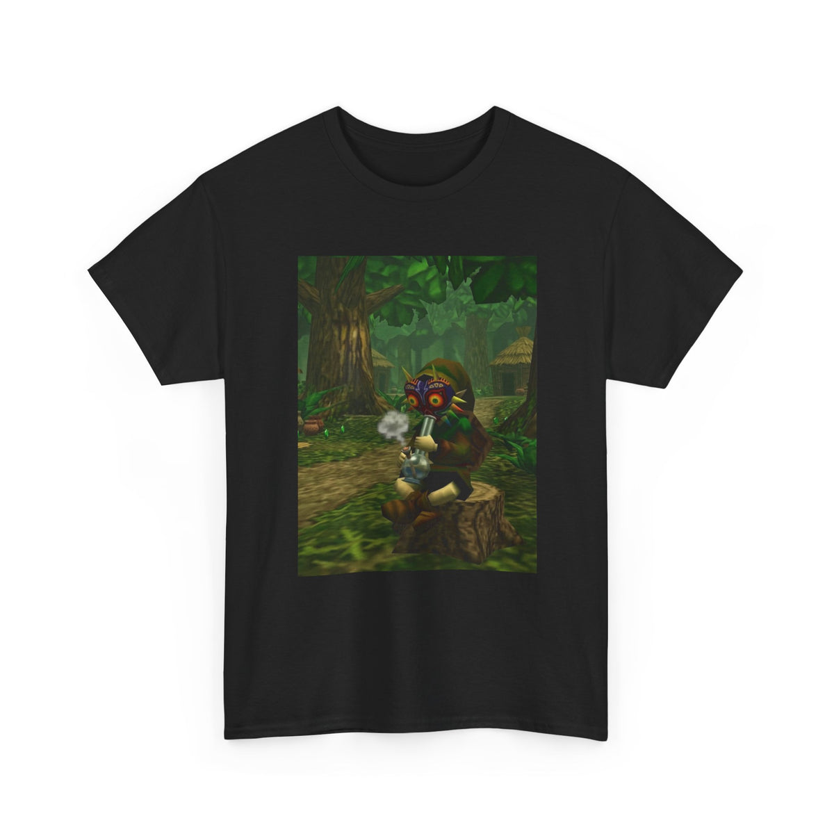 Deku Link Smoking Majora's Mask Tee