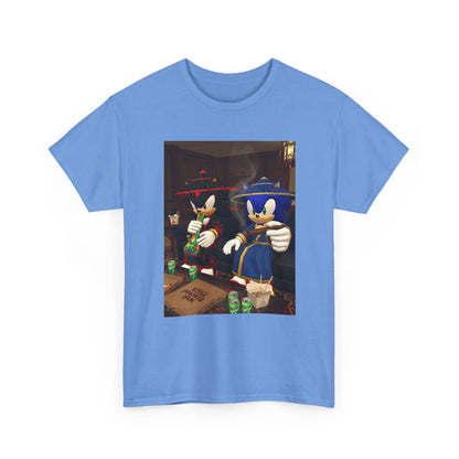 Shadow and Sonic Smoking Chill Tee
