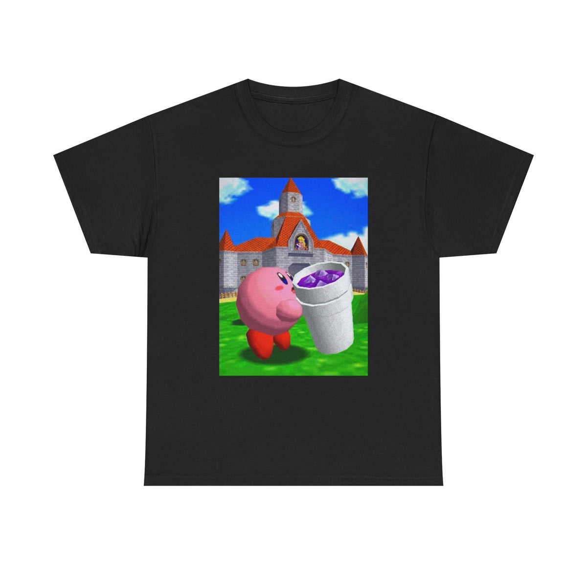 Kirby Sipping Lean At Mushroom Kingdom