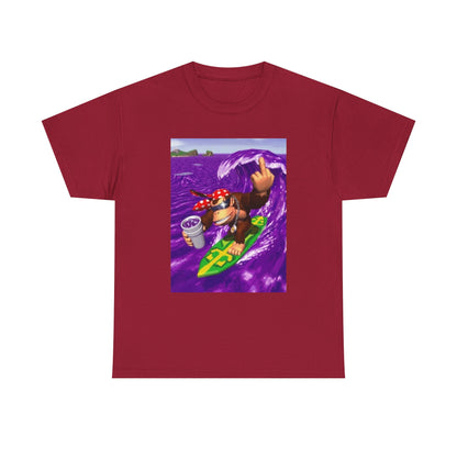 Diddy Kong Surfing Purple Wave Tee