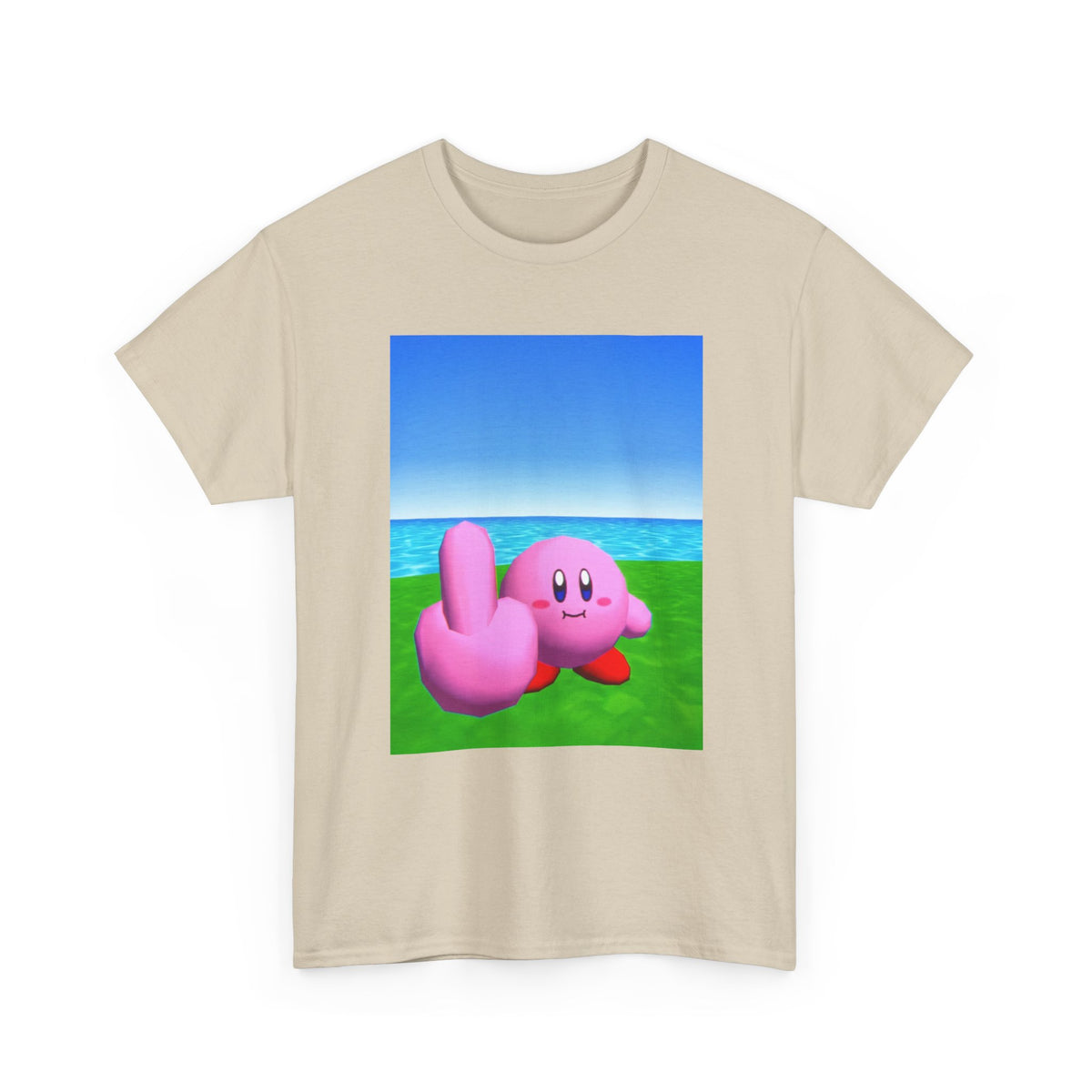 Kirby Flipping The Bird Tee (Design 2)