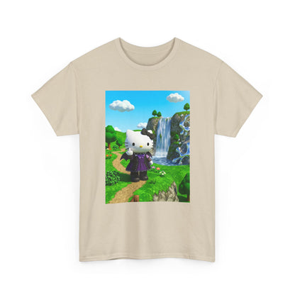 Goth Kitty Flipping Bird In Nature