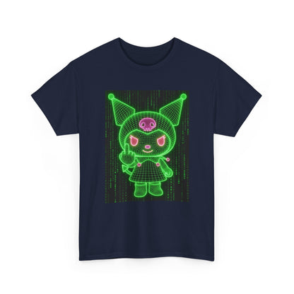 Kuromi Flipping The Bird Matrix Tee