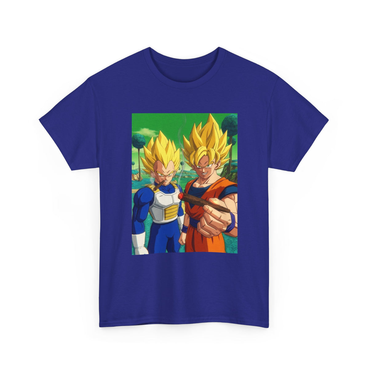 Goku and Vegeta Sharing a Blunt Tee