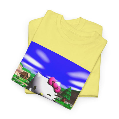 Winking Kitty Flipping The Bird Tee