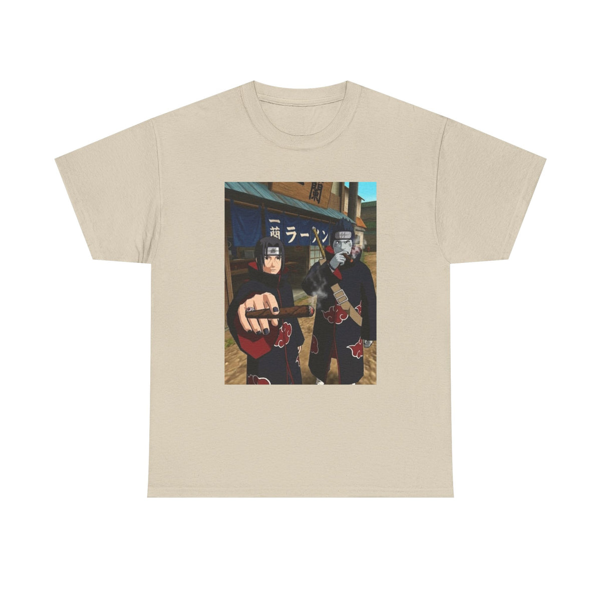 Itachi And Kisame Smoking Akatsuki Tee