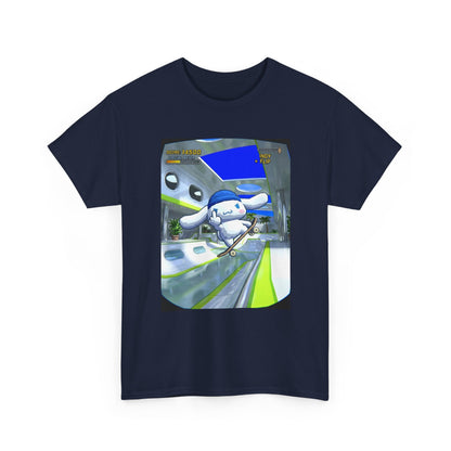 Skater Cloud Dog Flipping Bird Tee