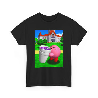 Kirby Sipping Purple Drank In Princess Peach's Castle