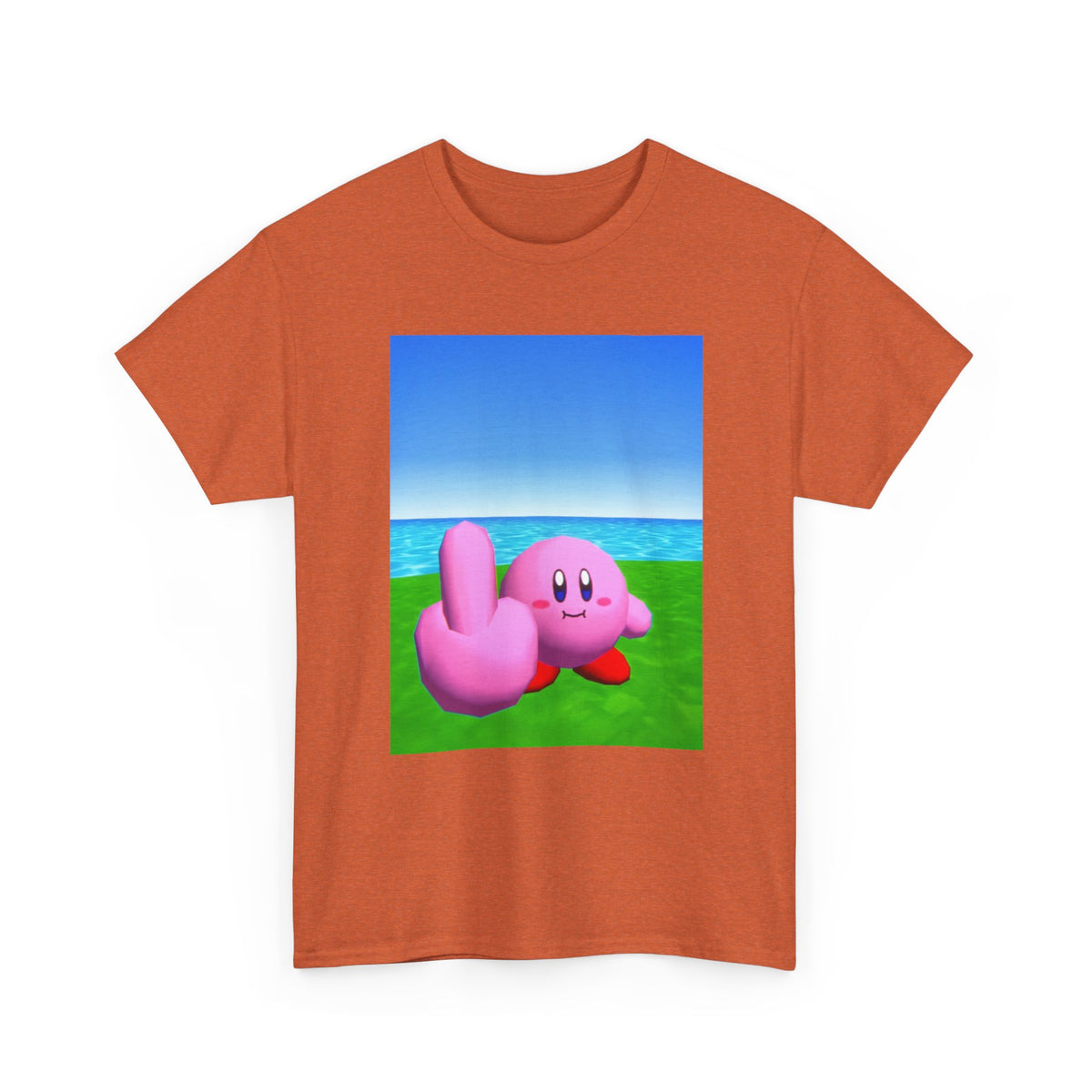 Kirby Flipping The Bird Tee (Design 2)