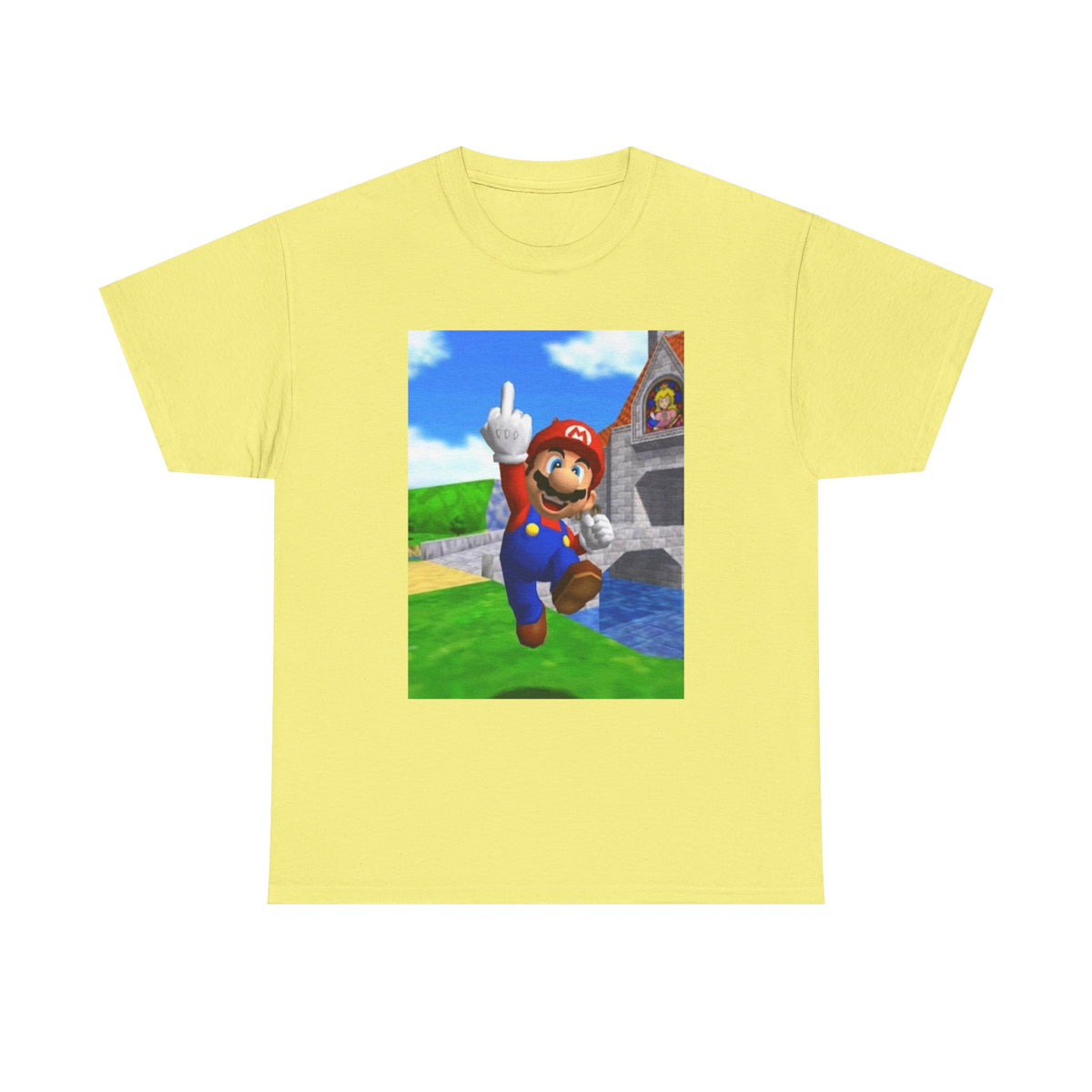 Mario Giving The Middle Finger Tee