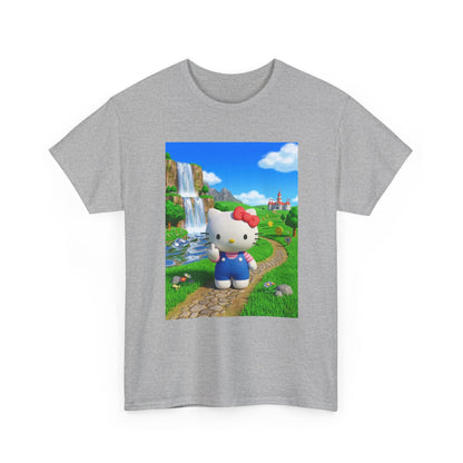 Hello Kitty Flipping Off In Mushroom Kingdom