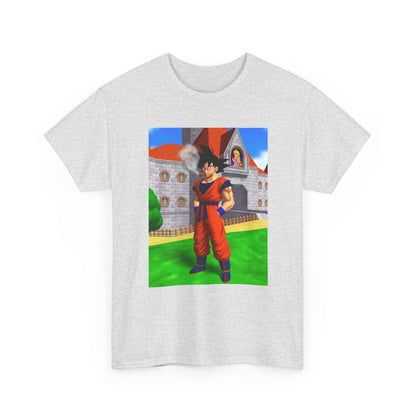 Goku Blazing Outside Peach's Castle Tee