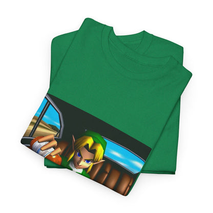 N64 Link Pouring Purple Lean Tee
