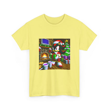 Shadow The Hedgehog Christmas Drip Tee
