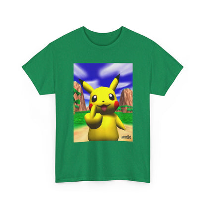 Pikachu Giving The Finger On An N64 Island