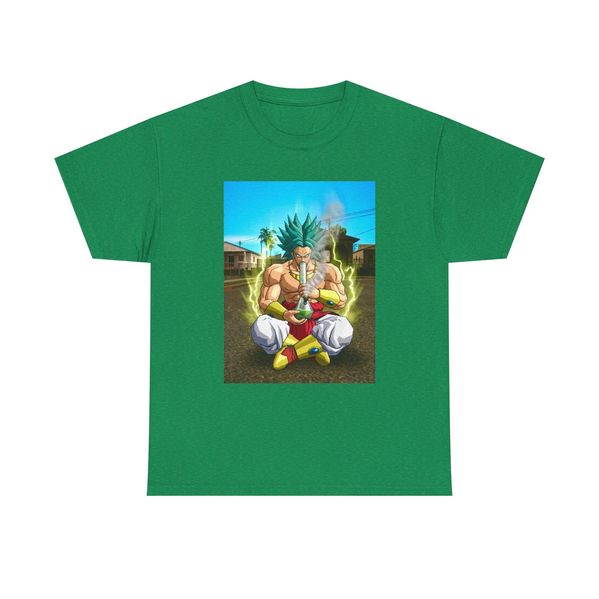 Legendary Saiyan Taking A Bong Rip Tee