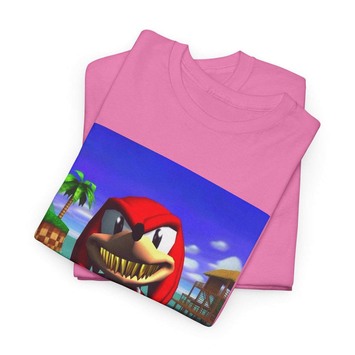 Grill Knuckles Flips Off On Beach Tee