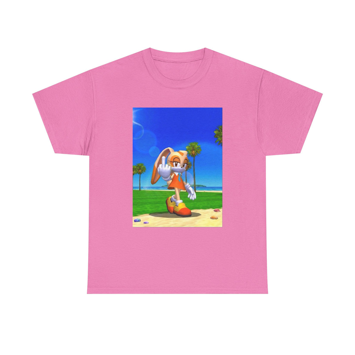 Cream The Rabbit Giving The Finger Tee
