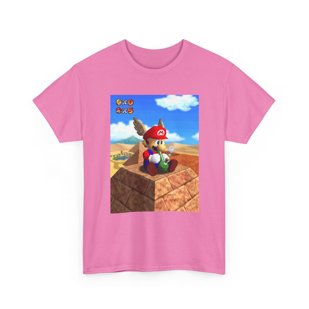 Wing Cap Mario Enjoying The Desert View Tee