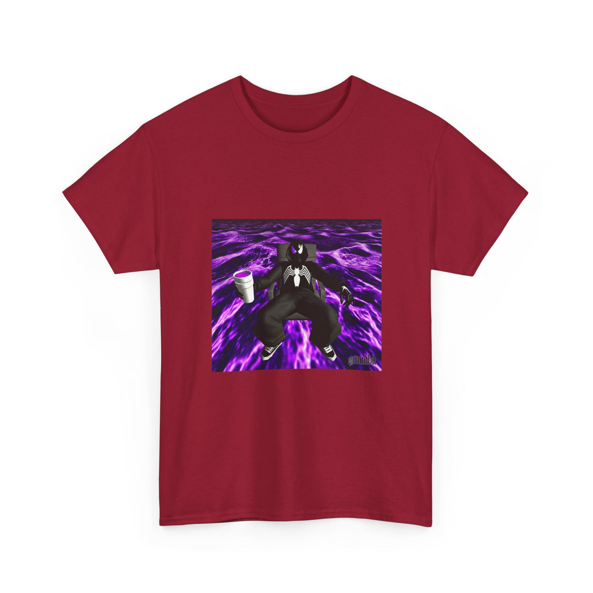 Black Spider-Man Chillin' With Lean Cup Tee