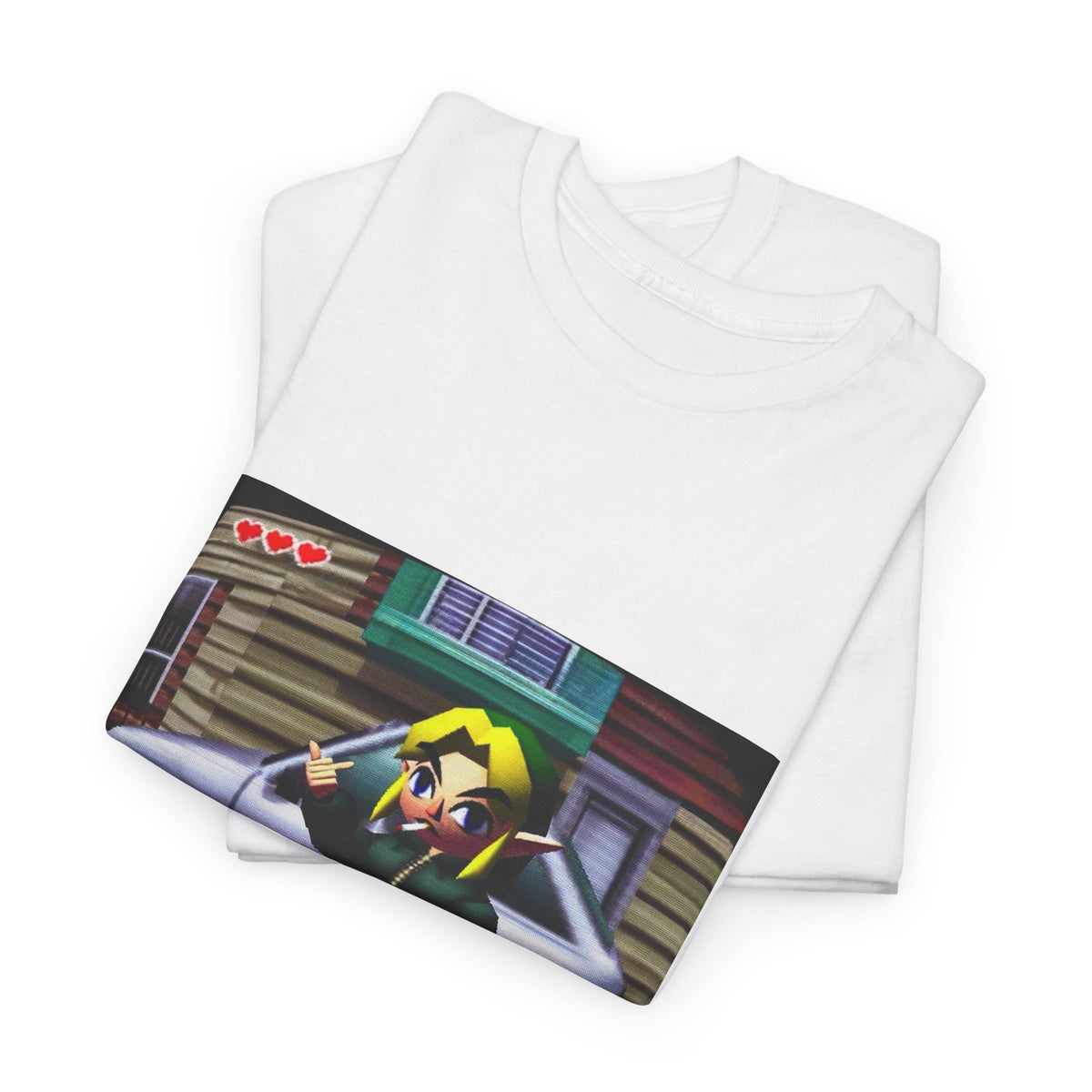 Link Smoking And Flipping The Bird Tee