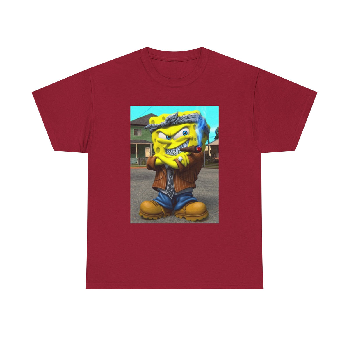 G'd Up SpongeBob Smoking Cigar Tee