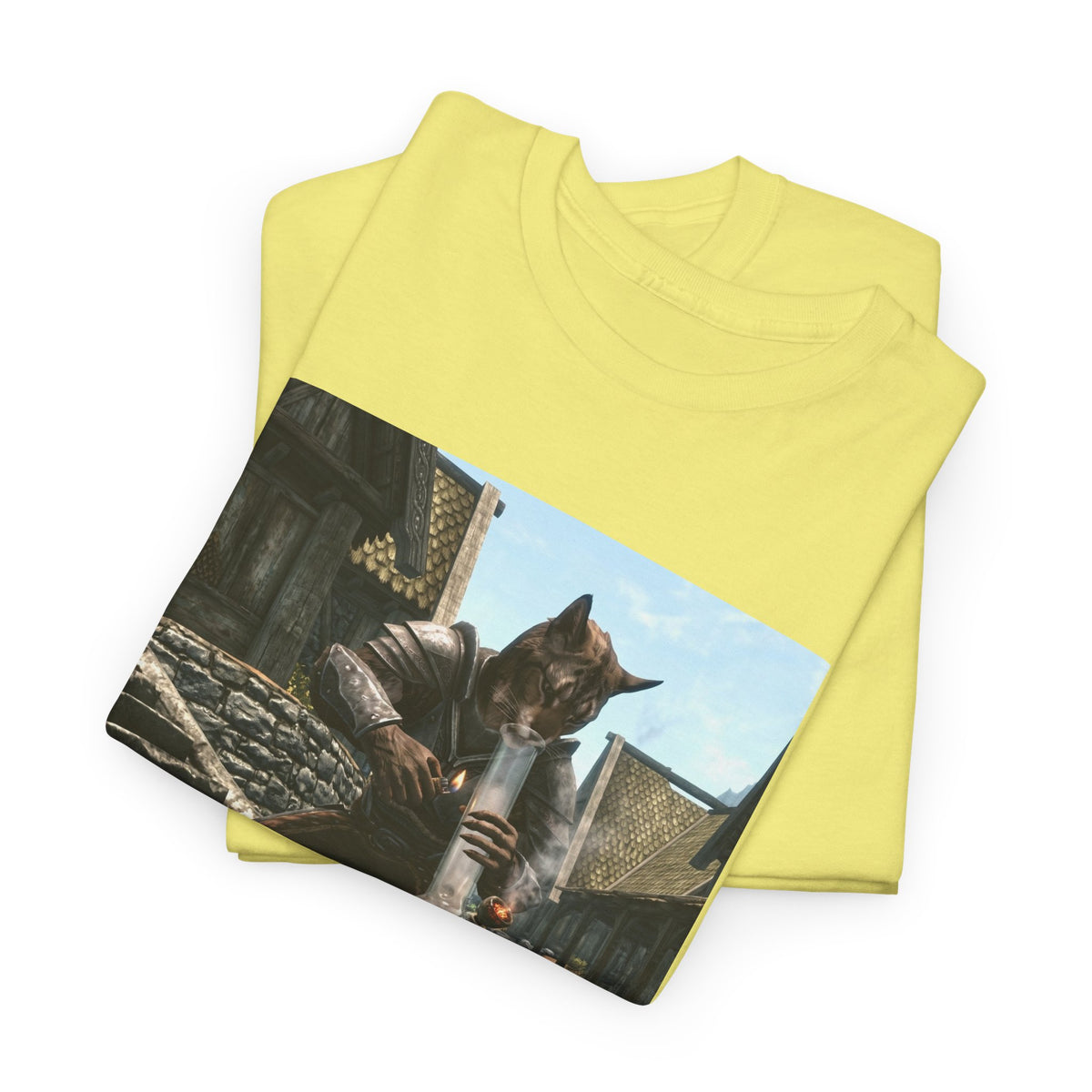 Neon Haze Horizon Graphic Tee