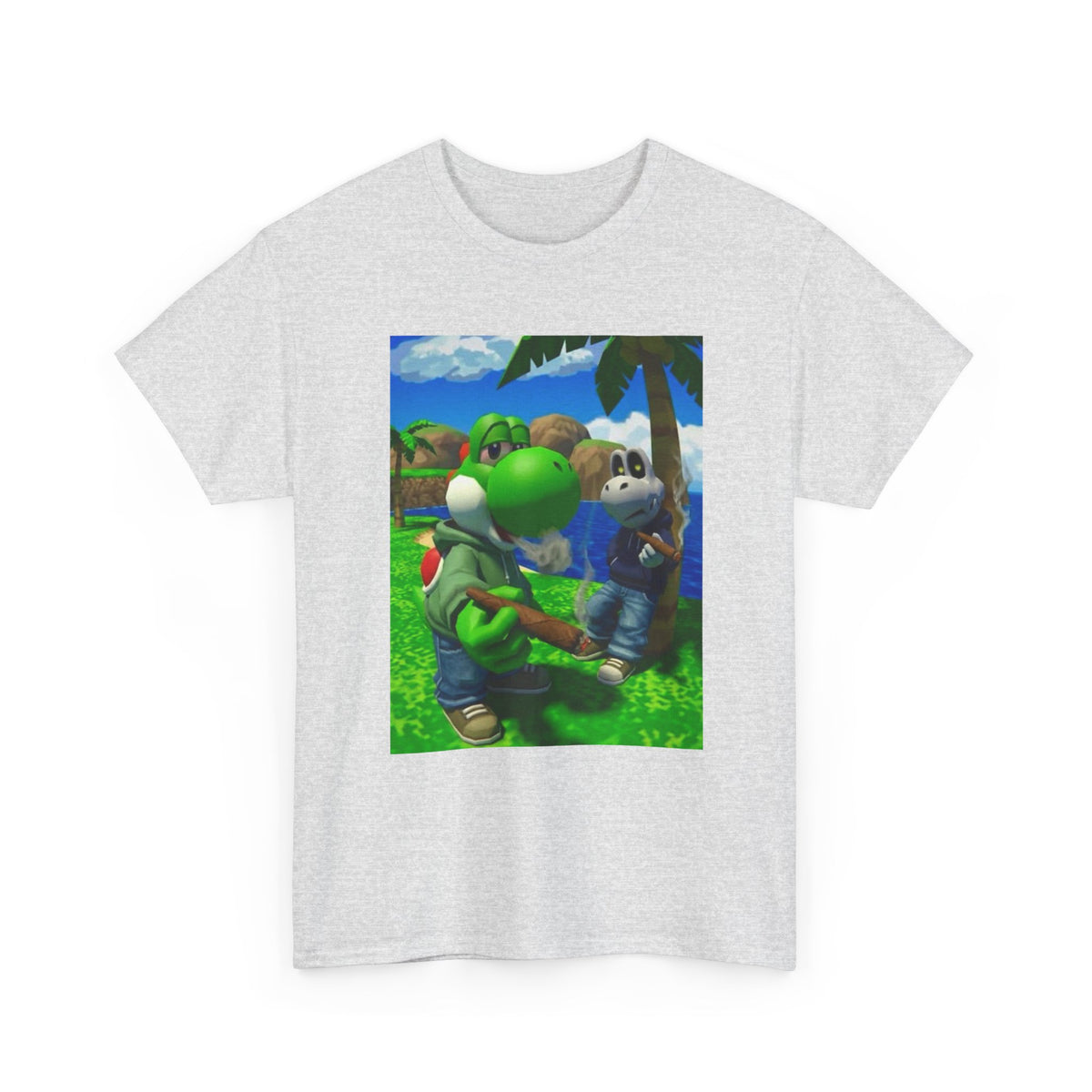 Yoshi And Dry Bones Smoking Blunts Tee
