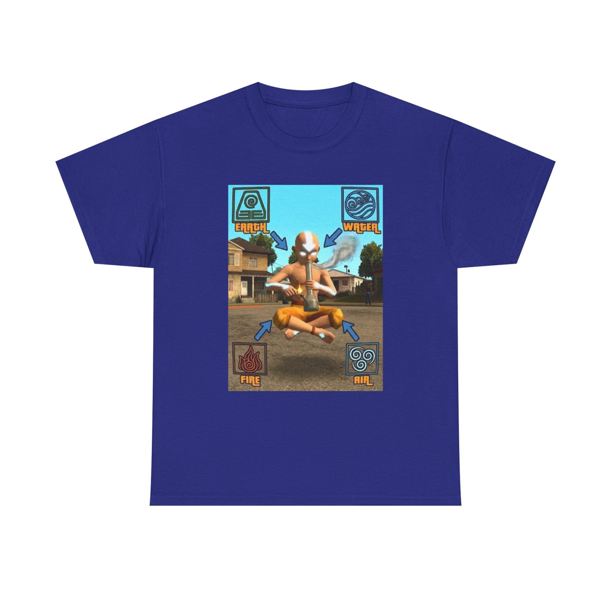 Bender Aang Meditating with Bong Tee