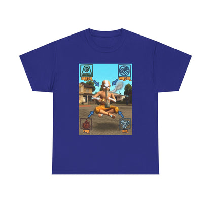Bender Aang Meditating with Bong Tee