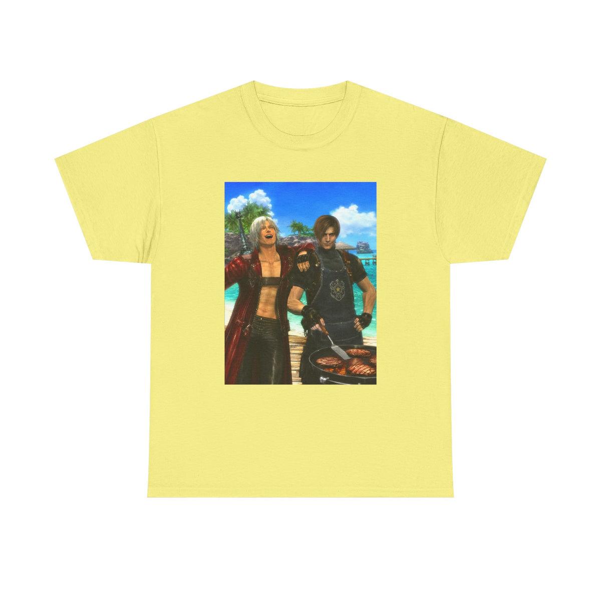 Dante and Leon Grilling Island Burgers Tee