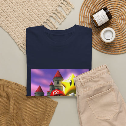 Mario Flips Off The Star Tee