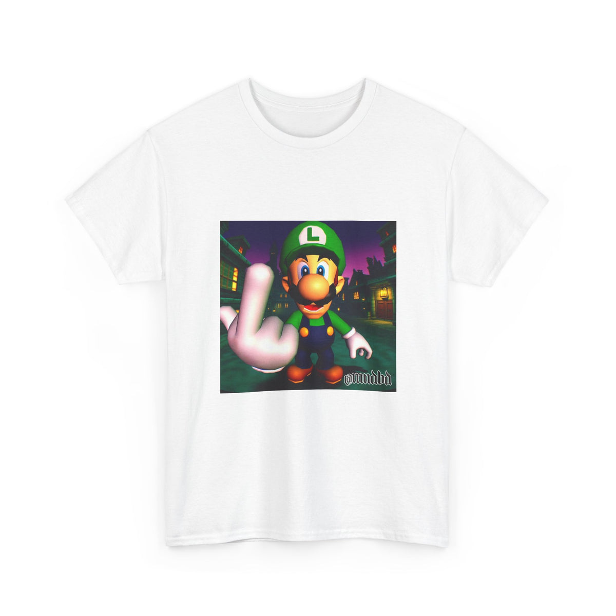 Luigi Giving The Finger Ghostly Manor