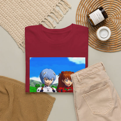 Rei And Asuka Gaming Outdoors