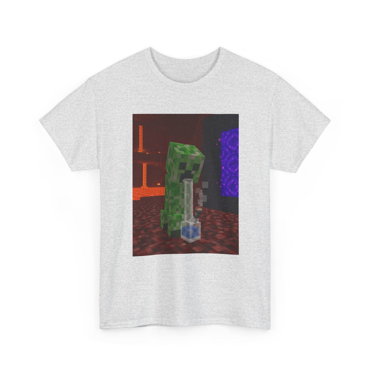Creeper Hits The Bong In The Nether