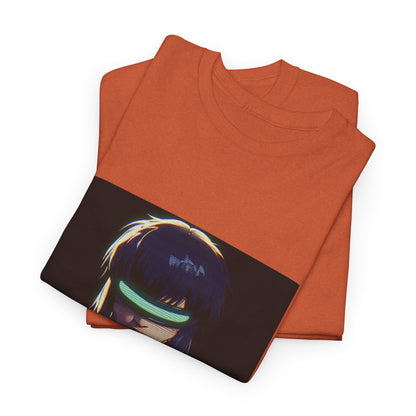 Cybernetic Major Motoko Kusanagi Glitch Art Tee