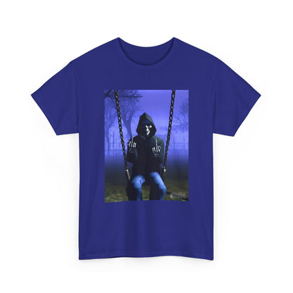 Grim Reaper Giving The Finger On A Swing