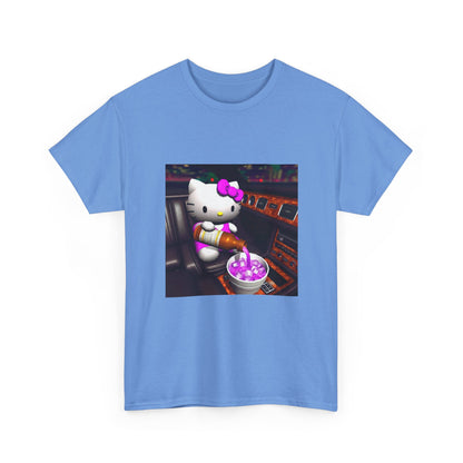 Hello Kitty Pouring Lean In Car Tee