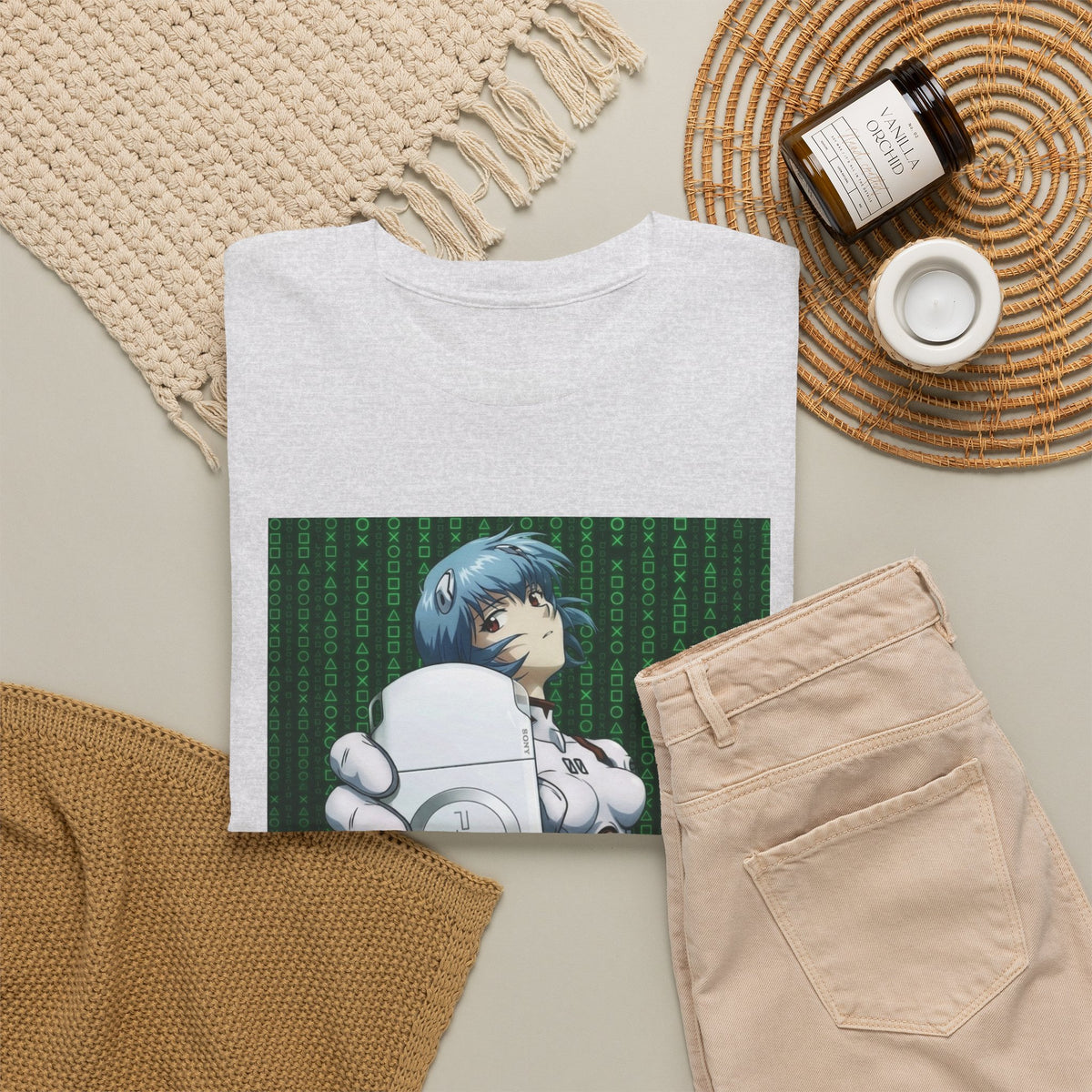 Rei Ayanami With PSP Matrix Tee