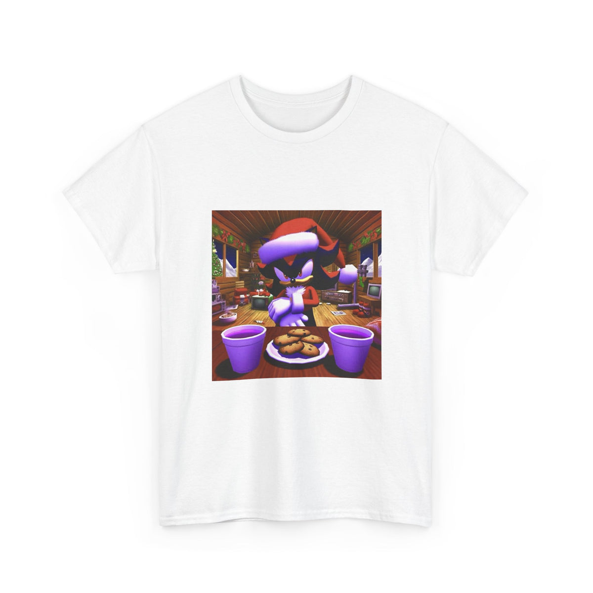 Shadow The Hedgehog Christmas Chill Tee