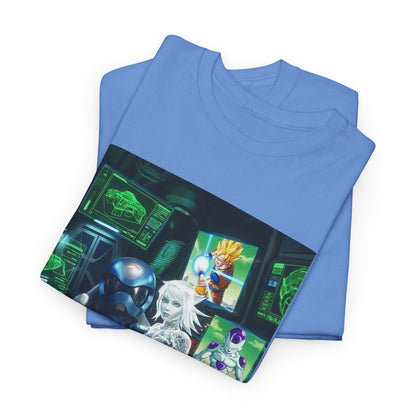 Cybernetic Pilot, Holographic Girl, And Dragon Ball Z