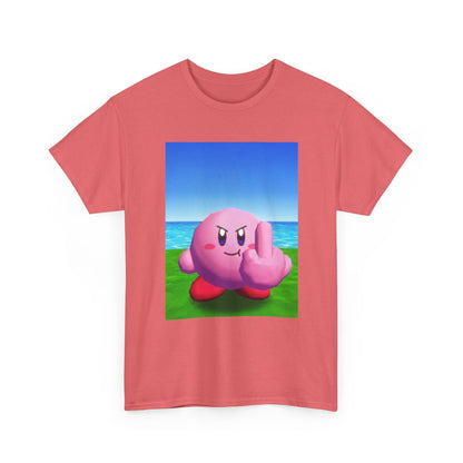 Kirby Flipping The Bird Beach Tee
